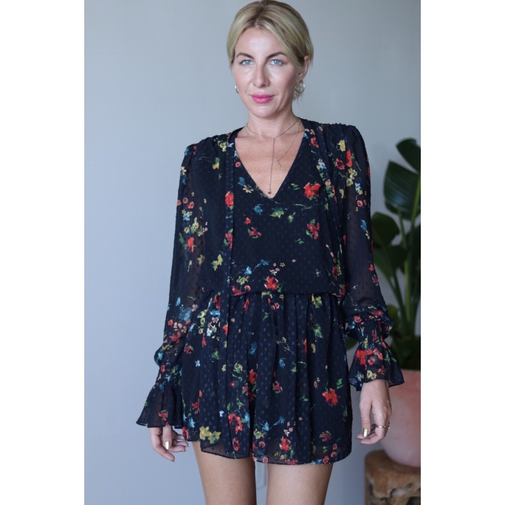 Shelli Segal floral dress